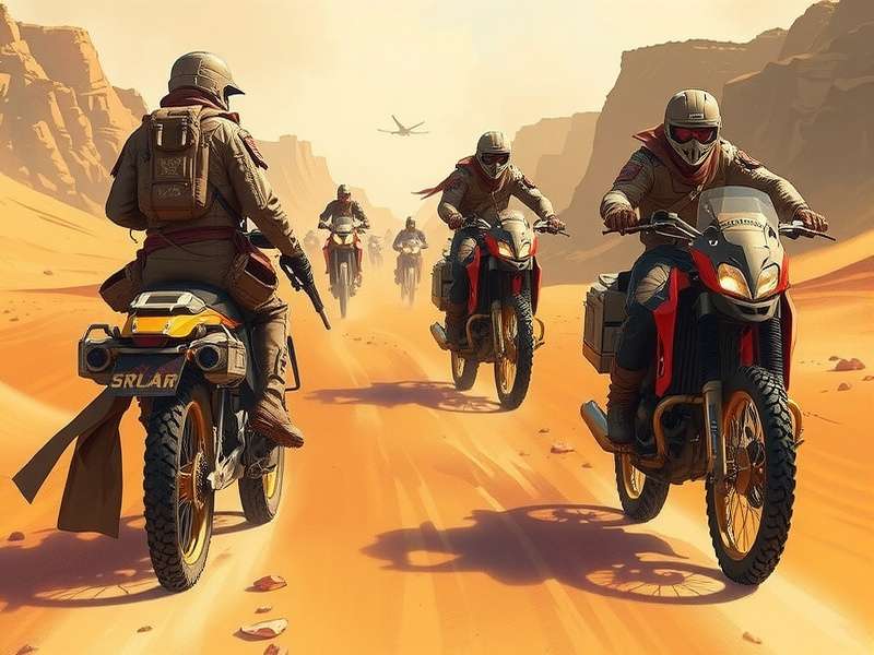 Desert Storm Riders desert environment